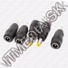 Olcsó DC connector adapter 5.5x2.1mm Socket to 4x2.1mm Plug (IT13176)