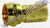 Olcsó F connector *Gold* (Coaxial, TV) (IT5493)