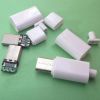 Olcsó USB-C connector **plastic housing** (Male) White (IT12767)
