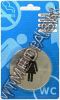Olcsó Toilet Sign Self Adhesive 67mm *Woman* (IT5526)