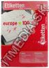 Olcsó Europe 100 self-adhesive labels A4 (56*)52.5x21.2mm (03) (IT5717)