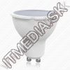 Olcsó Ledes Spotlámpa GU10 Hideg fehér (6000K) 8W 620 lumen 120° tejüveg [55W] (IT13080)