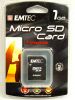 Olcsó Emtec microSD Secure Digital card 1GB (IT3374)