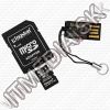 Olcsó Kingston microSD-HC card 16GB Class4 + adapter + Card Reader Mobility (IT8755)