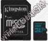 Olcsó Kingston microSD-HC card 32GB UHS-I U3 Class10 + adapter (90/45 MBps) Canvas Go (IT13708)
