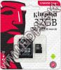 Olcsó Kingston microSD-HC card 32GB UHS-I U1 Class10 + adapter (80R10W) Canvas Select (IT13465)