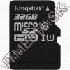 Olcsó Kingston microSD-HC kártya 32GB UHS-I U1 Class10 adapter nélkül! (45/10 MBps) (IT11558)
