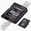 Olcsó Kingston microSD-HC kártya 32GB UHS-I U1 Industrial SDCIT/32GB + adapter (90/45 MBps) (IT12085)