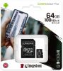 Olcsó Kingston microSD-XC 64GB Class10 UHS-I U1 A1 + adapter (100R/10W) Canvas Select Plus (IT14375)