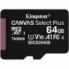 Olcsó Kingston microSD-XC 64GB Class10 UHS-I U1 A1 (100R/10W) Canvas Select Plus (IT14736)