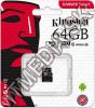 Olcsó Kingston microSD-XC card 64GB UHS-I U1 Class10 (80/10 MBps) Canvas Select (IT13929)