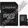 Olcsó Kingston microSD-XC card 128GB UHS-I U1 Class10 + adapter (80/10 MBps) Canvas Select (IT13517)