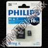 Olcsó Philips microSD-HC Secure Digital card 16GB +ADAPTER Class10 (IT8762)