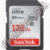 Olcsó Sandisk SD-XC kártya 128GB UHS-I U1 *Ultra* 80MB/s SDSDUNC-128G-GN6IN (IT13228)