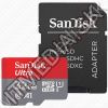 Olcsó Sandisk microSD-HC kártya 32GB UHS-I U1 A1 *Mobile Ultra Androidhoz* 98MB/s + adapter (IT13290)