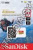 Olcsó Sandisk microSD-XC card 64GB UHS-I U3 V30 *Extreme GoPro* 100/60 MB/s + adapter (IT13194)