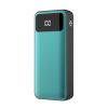 Olcsó Platinet LCD Powerbank Li-Po 10000mAh Green-Blue (45001) (IT14316)