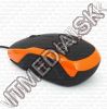 Olcsó Omega Optical Mouse USB (OM 72) 800dpi *Black-Orange*(40287) (IT10803)