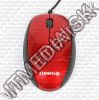 Olcsó Omega Optical Mouse USB (OM 11V) 800dpi *RED* (41582) (IT10492)