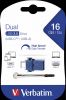 Olcsó Verbatim 16GB DUAL Pendrive USB 3.0 + USB-C (49965) [200R/20W] INFO! (IT14322)