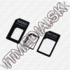 Olcsó Universal nano-micro-normal sim adapter set 3-in-1 HQ BULK (IT12263)