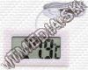 Olcsó Digital LCD Thermometer with external Probe WHITE (IT14111)