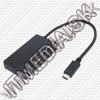 Olcsó USB-C **3.0** HUB 4 port *black* (macbook 2015) !info (IT11051)