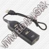 Olcsó Noname USB 1.1 HUB 4 port 1m cable Black BULK (IT9980)