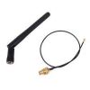 Olcsó Small WLAN Antenna 3 dBi +U.FL-RPSMA Cable (IT12394)