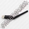 Olcsó USB WLAN (Wifi) dongle 150 MBit with antenna (802.11n) (RTL8188EUS) (IT13433)